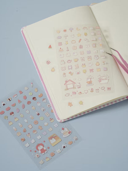 Dear Home Square Clear Sticker Set