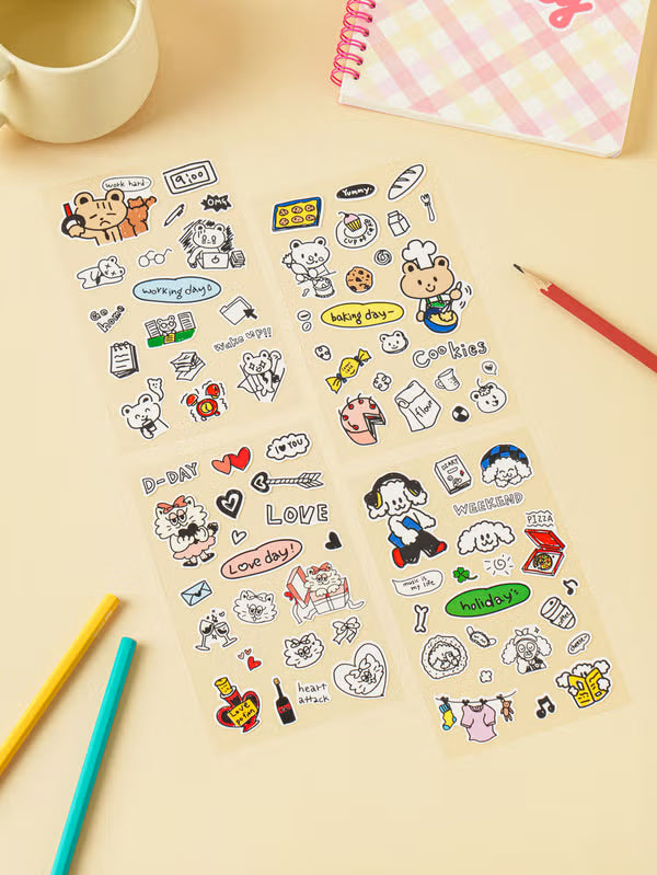 Drawing Character Sticker