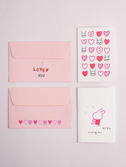 Milo Love Card Set _ Bunny