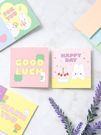 Animal Friends Card Set _ Pink