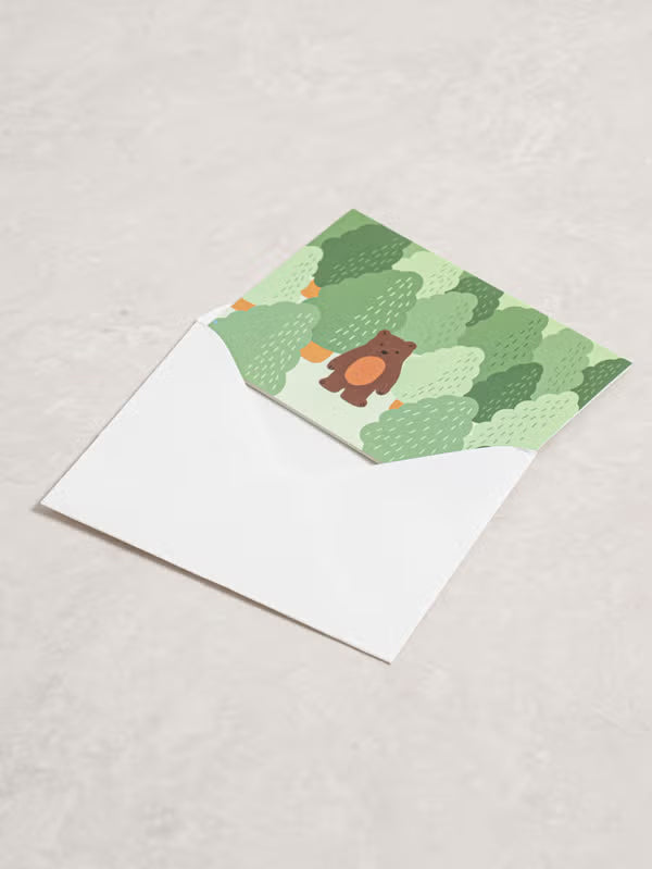 Animal Mini Card Set _ Bear