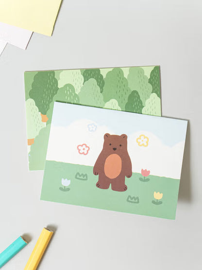 Animal Mini Card Set _ Bear