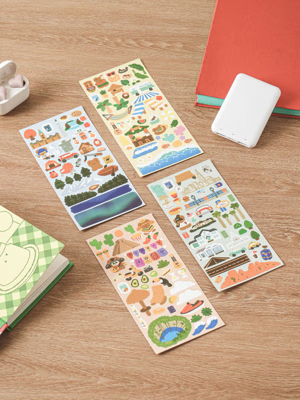 America Travel Sticker