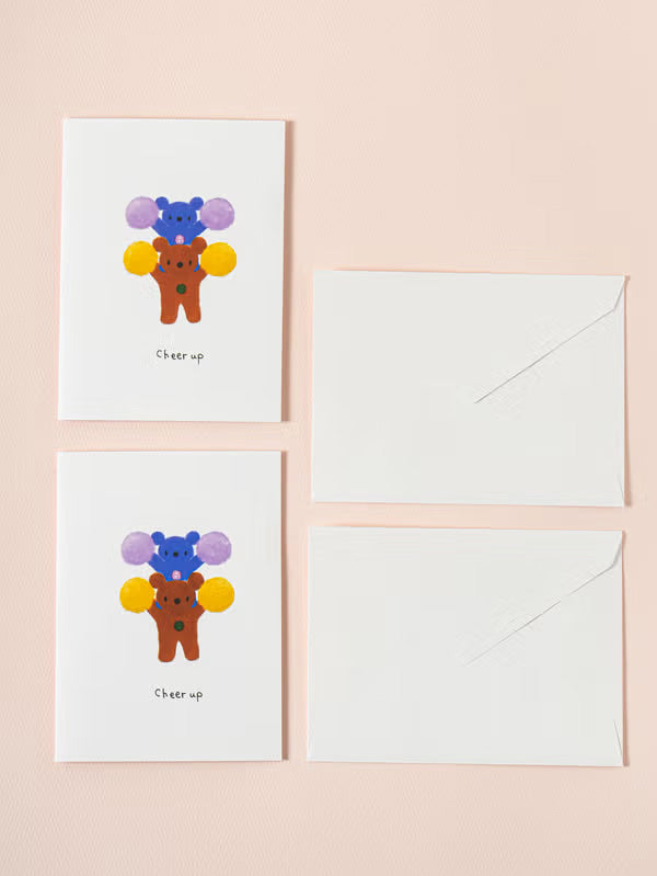 GomGom Illustration Greeting Card