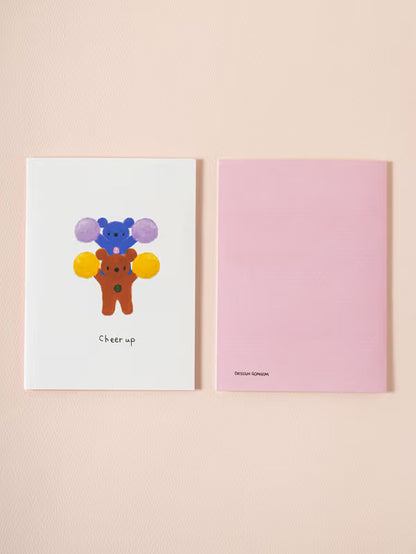 GomGom Illustration Greeting Card