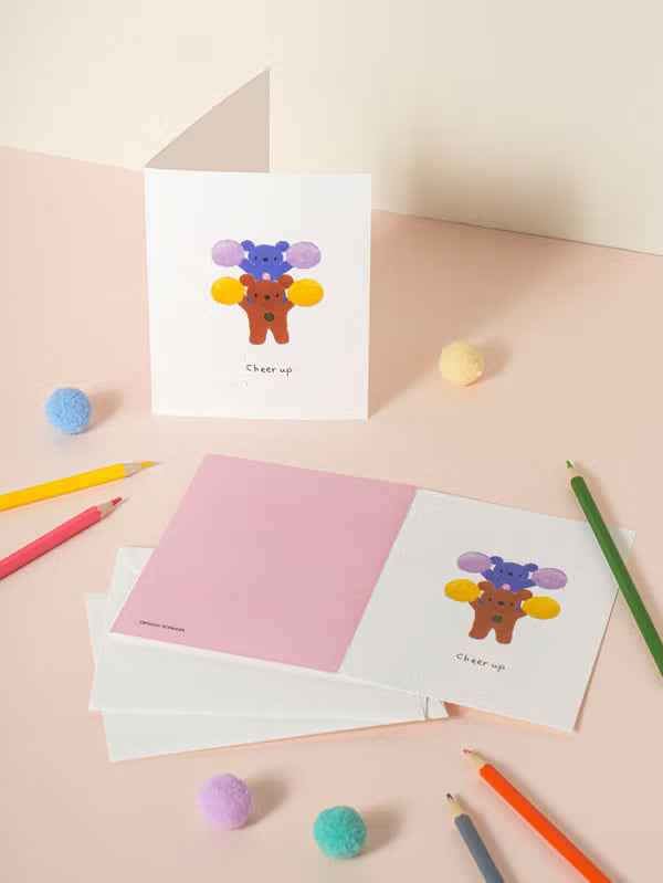 GomGom Illustration Greeting Card