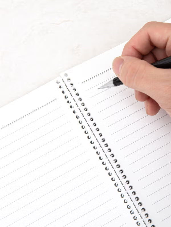 Single Ring Lined Notebook - 30 Sheets