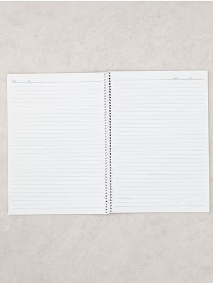 Single Ring Lined Notebook - 30 Sheets