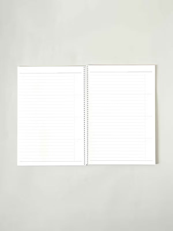 Section Lined Notebook - 32 Sheets