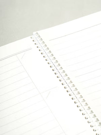 Section Lined Notebook - 32 Sheets