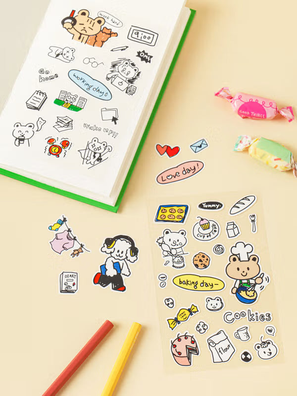 Drawing Character Sticker