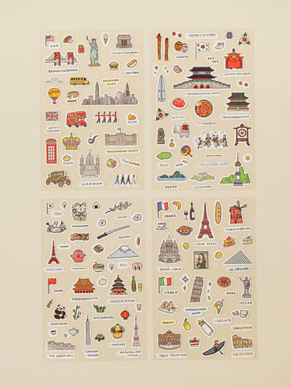 Travel Theme Sticker