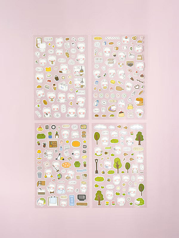 Blushing Bear Sticker