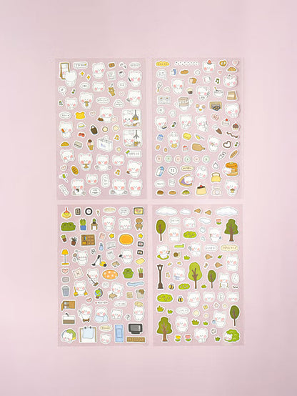 Blushing Bear Sticker