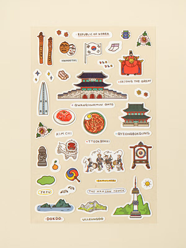 Travel Theme Sticker