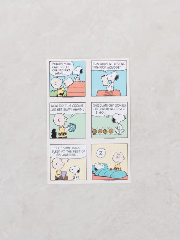 Peanuts Cartoon Scene Sticker