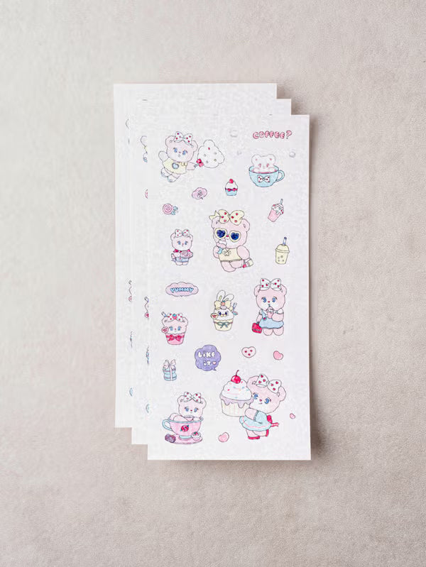 Momorei Hologram Glitter Sticker