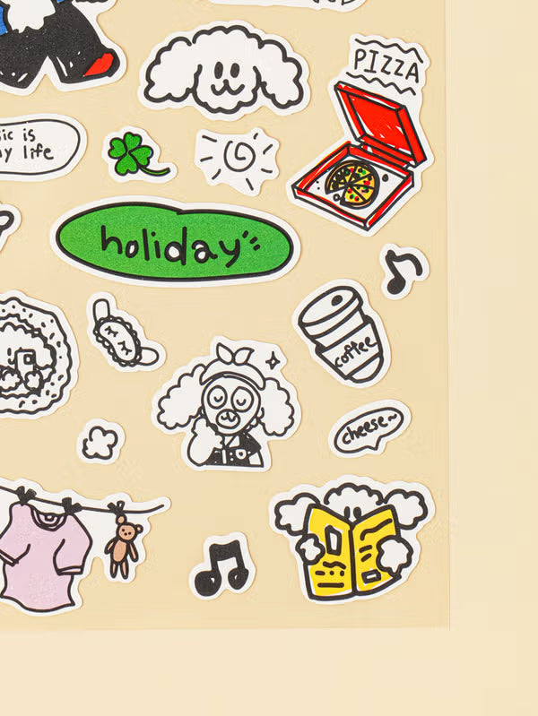 Drawing Character Sticker