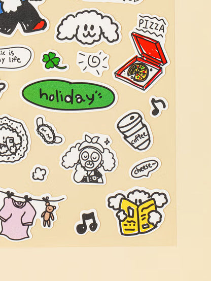 Drawing Character Sticker