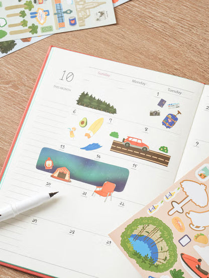 America Travel Sticker