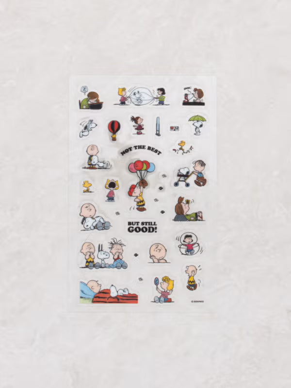 Peanuts Clear Character Sticker