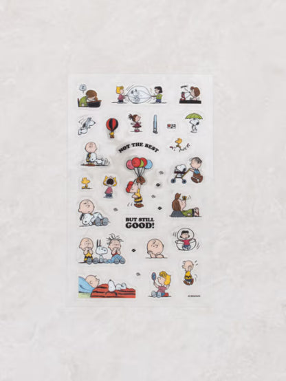 Peanuts Clear Character Sticker