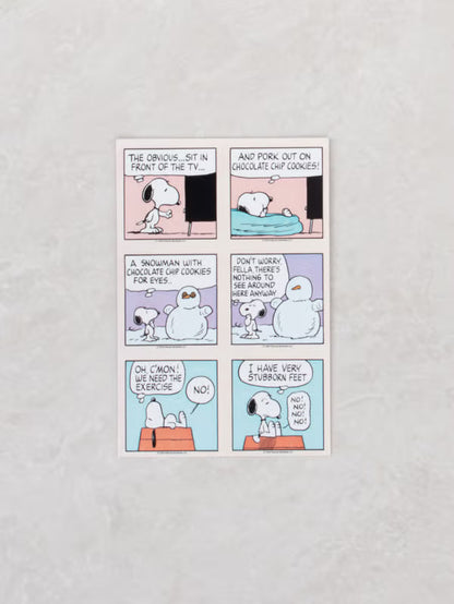 Peanuts Cartoon Scene Sticker