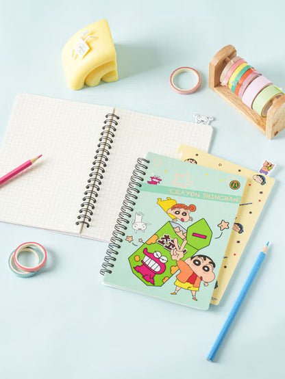 Crayon Shin-chan Index Section Notebook - 60 Sheets