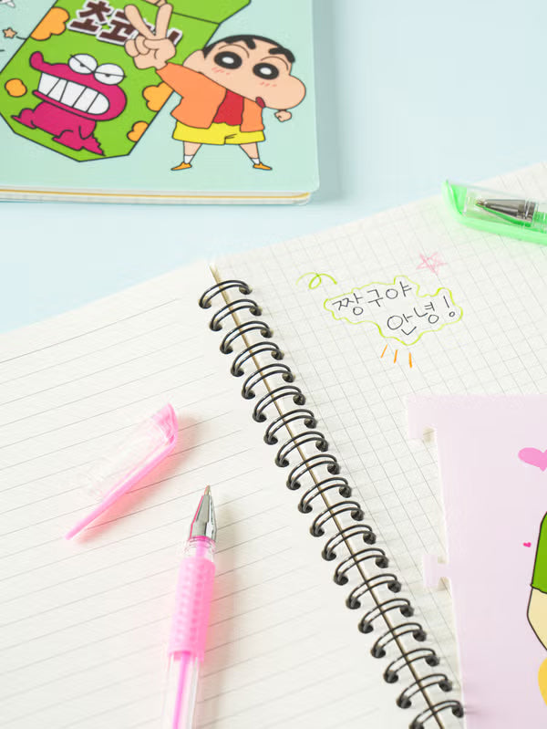 Crayon Shin-chan Index Section Notebook - 60 Sheets