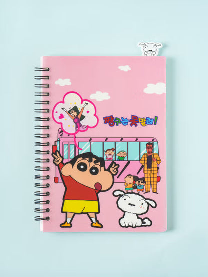 Crayon Shin-chan Index Section Notebook - 60 Sheets