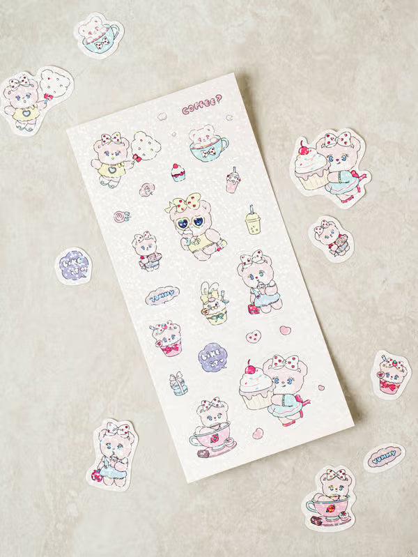 Momorei Hologram Glitter Sticker