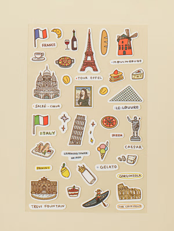 Travel Theme Sticker