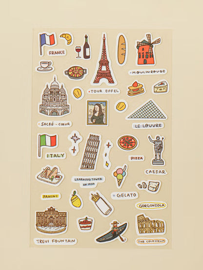 Travel Theme Sticker