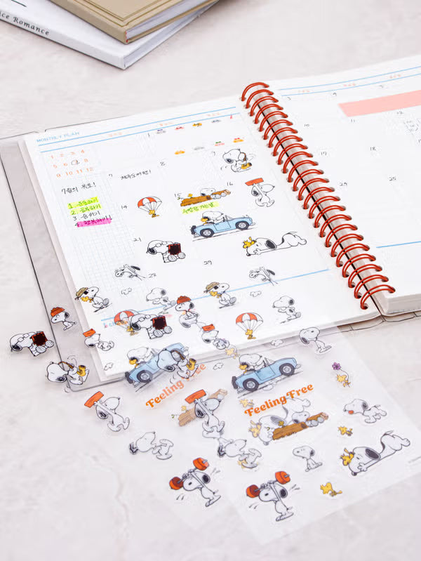 Peanuts Clear Character Sticker