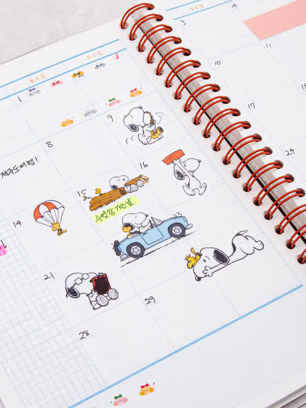 Peanuts Clear Character Sticker