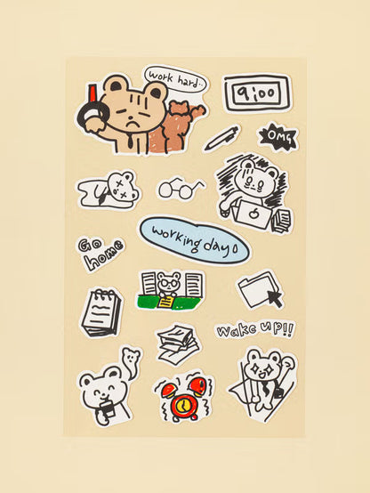 Drawing Character Sticker