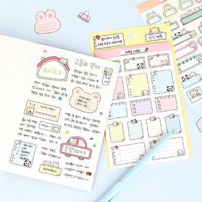 Random Softie Friends Memo Sticker