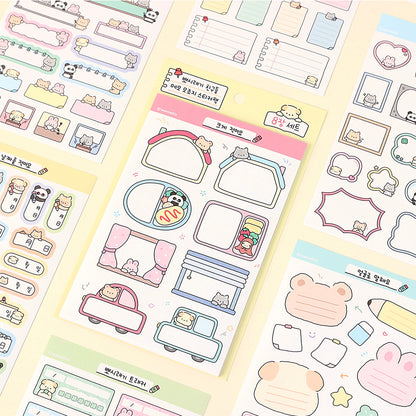 Random Softie Friends Memo Sticker