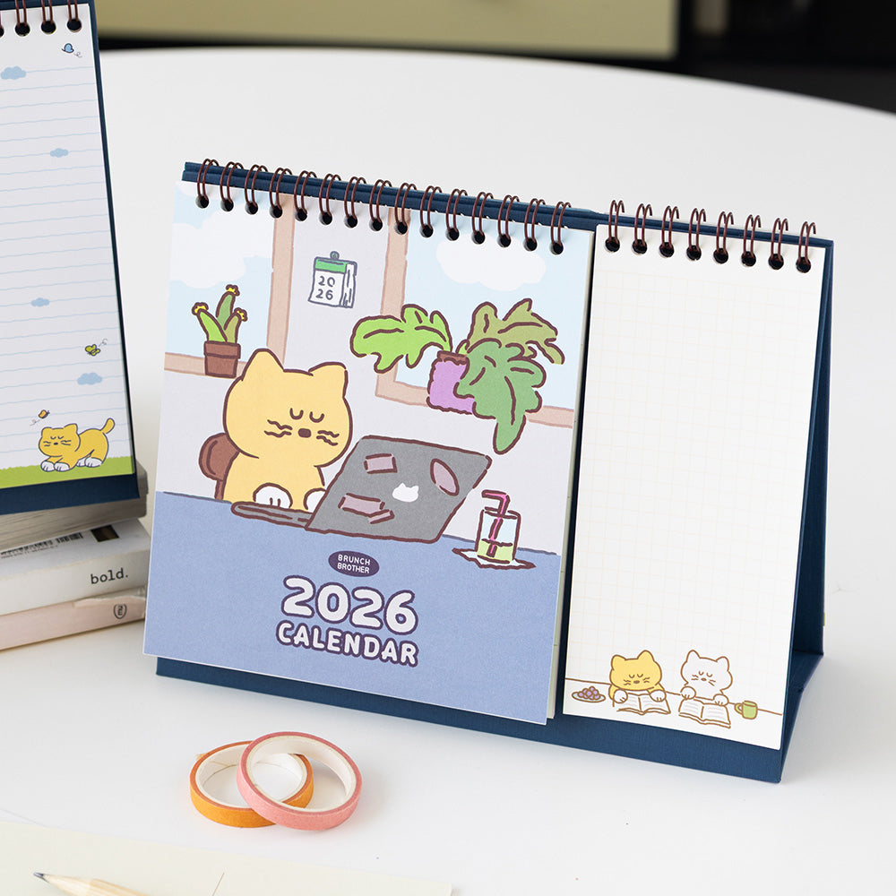 Brunch Brother 2026 Desk Calendar