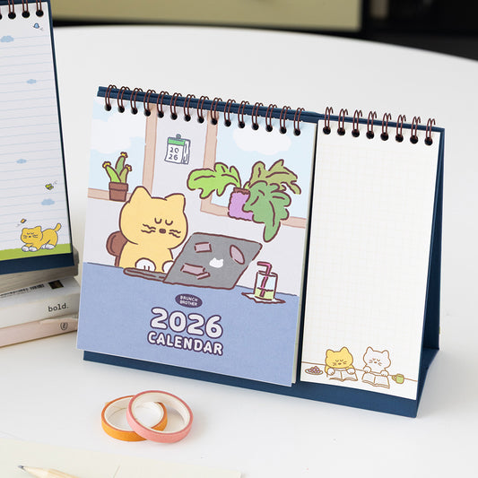 Brunch Brother 2026 Desk Calendar
