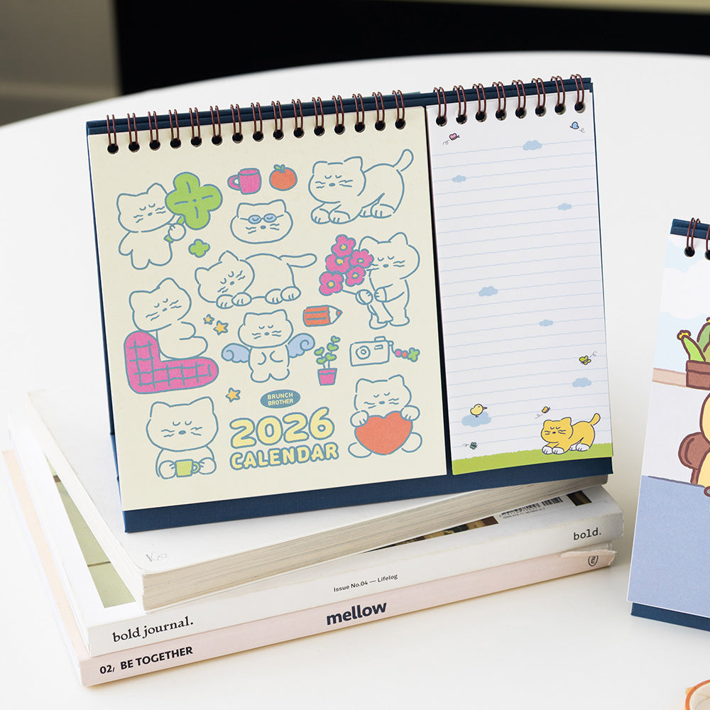 Brunch Brother 2026 Desk Calendar