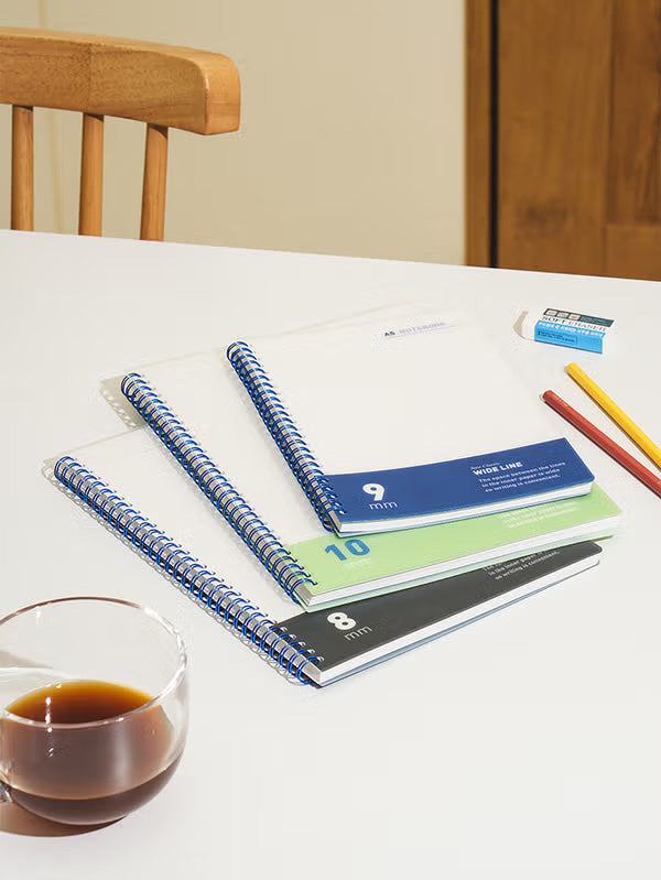 New Classic A5 Lined Notebook - 9mm, 80sheets