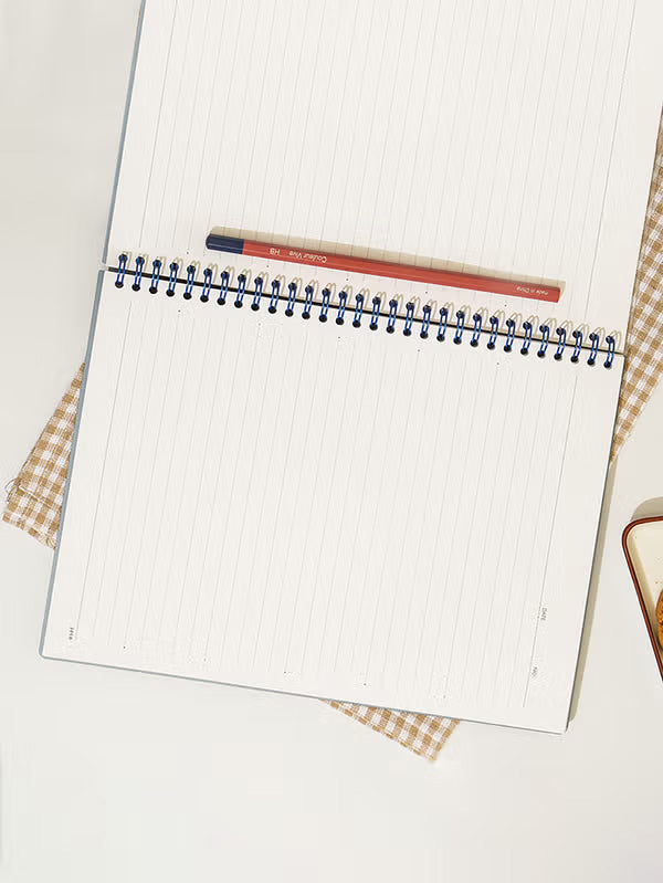 New Classic B5 Lined Notebook - 8mm, 90 Sheets