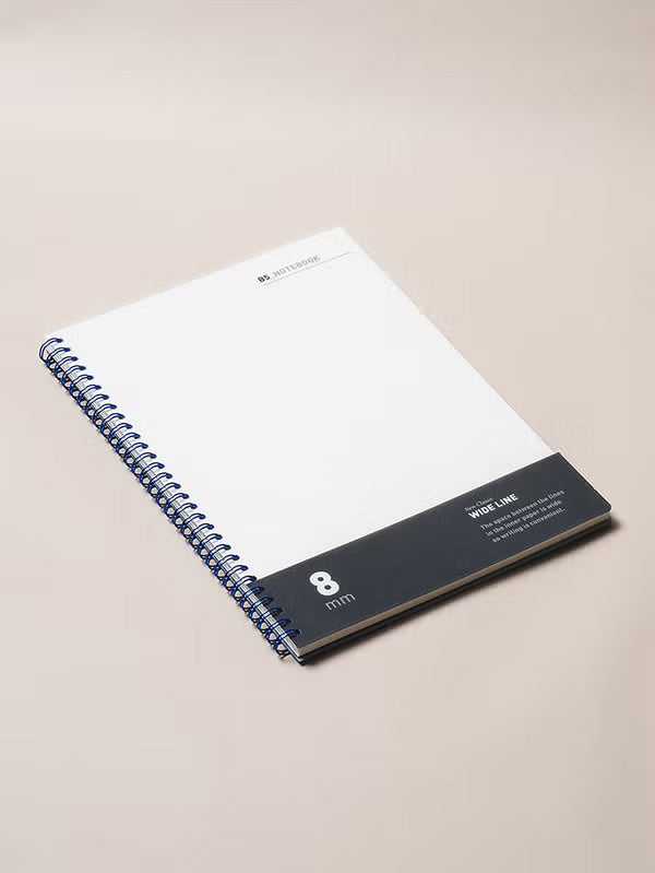 New Classic B5 Lined Notebook - 8mm, 90 Sheets