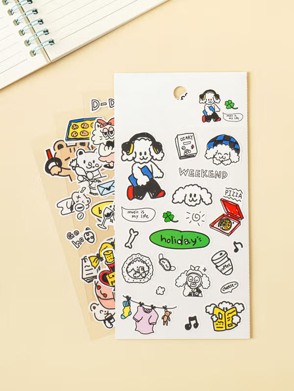 Drawing Character Sticker