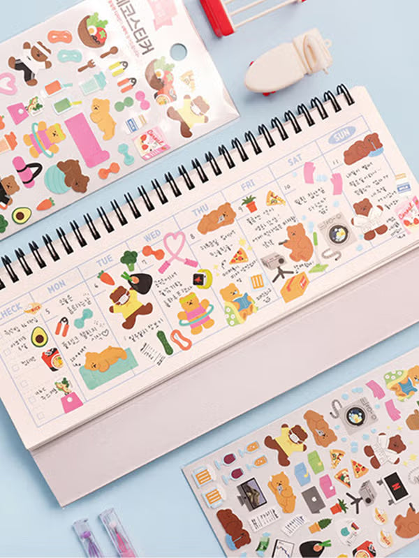 Homebody Bear Deco Sticker