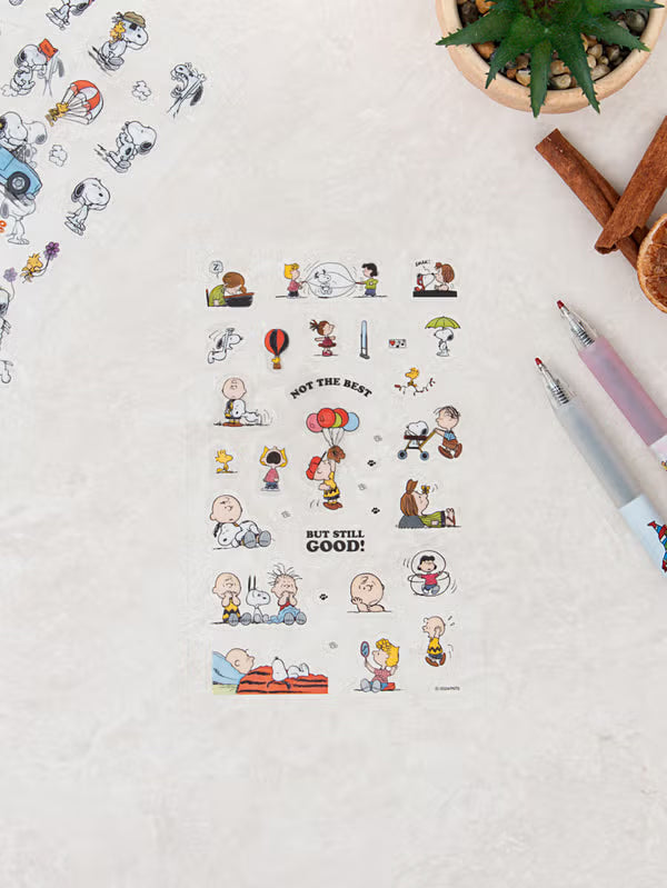 Peanuts Clear Character Sticker